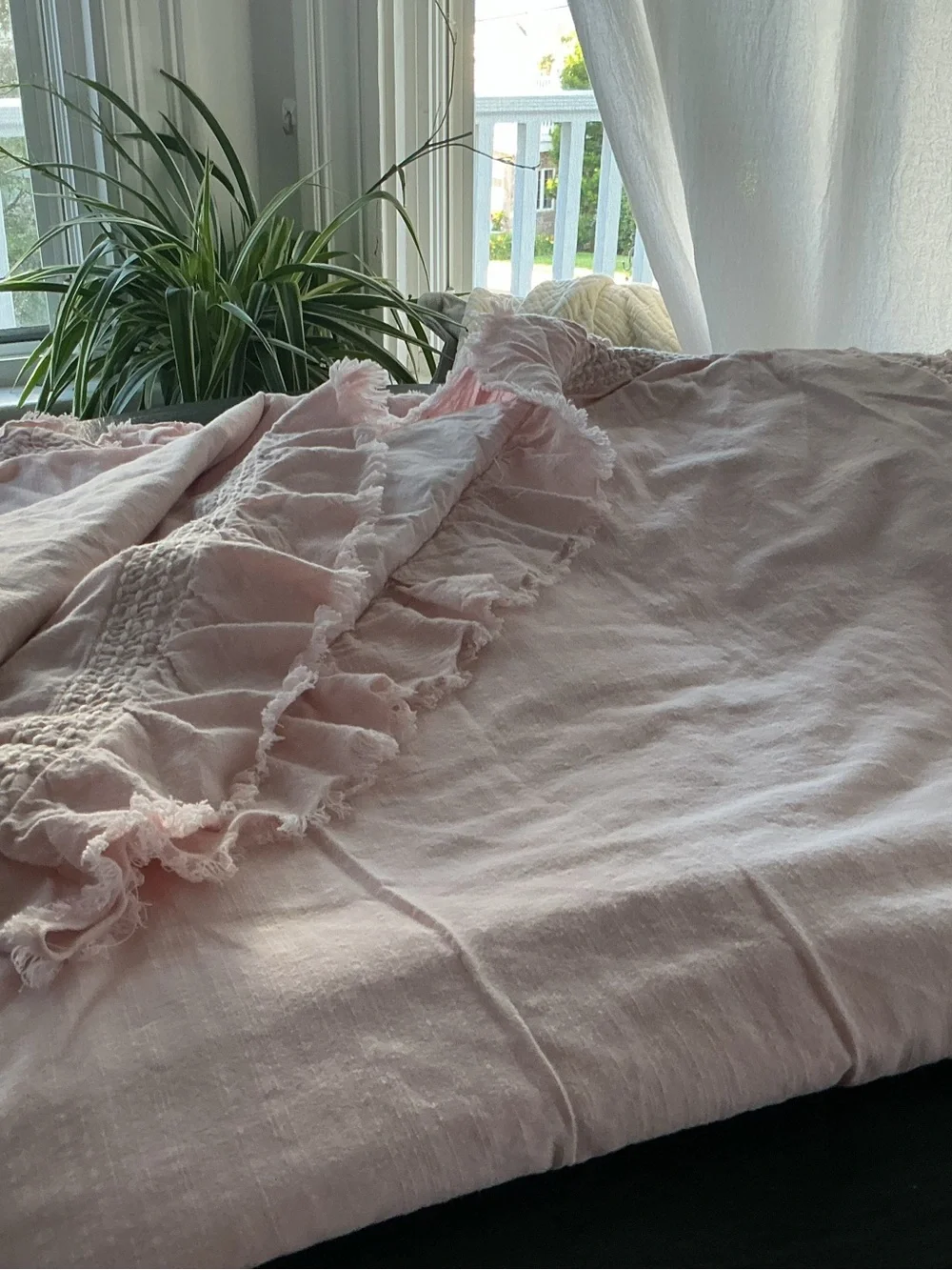 NWOT Nicole Miller Ballerina Pink Duvet/Sham